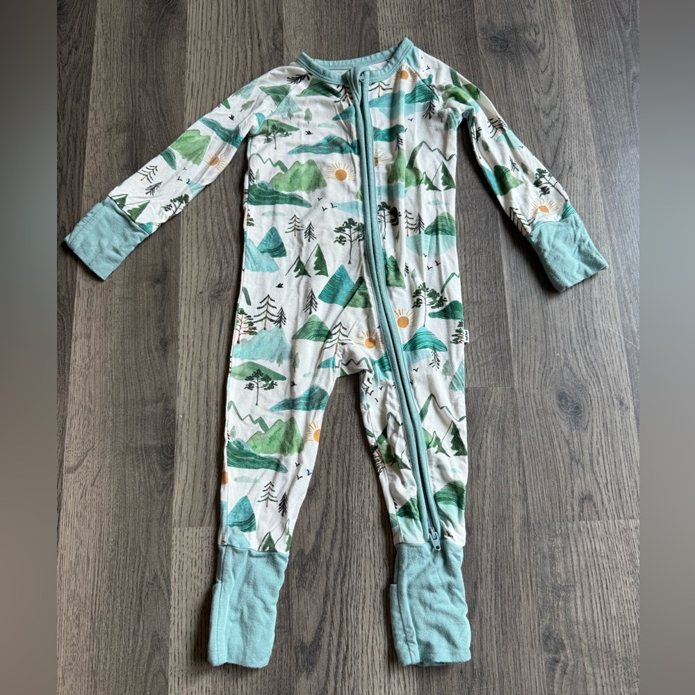 Little sleepies mountain mist zippy